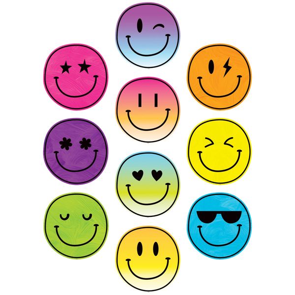 Teacher Created Resources Brights 4Ever Smiley Faces Accents