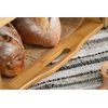 Unibos Bread Bin Natural Bamboo Bread Bins for Kitchen, Bread Storage Containers, Countertop Roll Top Lid Breadbin