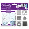 Creativity Essentials DCE 907141 Size A6 Clear Card Making Rubber Stamp Set Moroccan Tiles