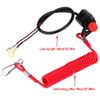 Universal Car Motorcycle Outboard Kill Switch Emergency Stop Universal Engine Kill Waterproof Kill Switch Set Stopper Clip Stop Button Ignition Emergency Kill Stop Switch