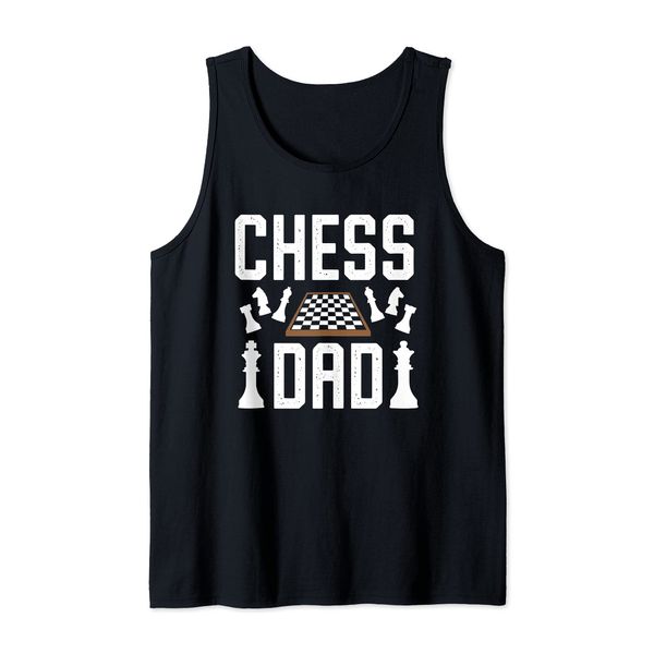 Mens Chess Dad Fathers Day Tank Top