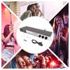 Metal Audio Processor Mixer 25W 110V Vocal Effects Processor with Bluetooth Professional Anti-howling Audio Processor for Home Performance (Silver)