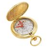 Personalised with Engraved Message on the Front Gold With White Pocket Compass