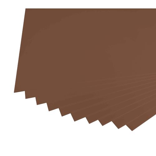 Coloured Card Paper A4 300GSM 10 Sheets, Card Stock, Pastel Paper, Art Paper for Painting, Drawing, Crafts, Handmade, Pastel Colours and Kraft Printer Paper (Brown)