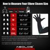 Elbow Sleeves(Pair), Support for Squat,Weightlifting,Powerlifting,Cross Trainning, Golf & Basketball(Medium)