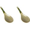 2 Pack Green Melamine Table Soup Serving Spoon Rice Serving Spoon S-2345x2