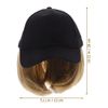 Lurrose Baseball Cap Wig Hair Extensions Wig Hat Hair Extension Hat Women Adjustable Hat with Synthetic Wig Attached Hat Wig