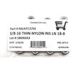 (25) 3/8-16 Stainless Steel Nylon Insert Jam Thin Nuts NTE Locking Nuts