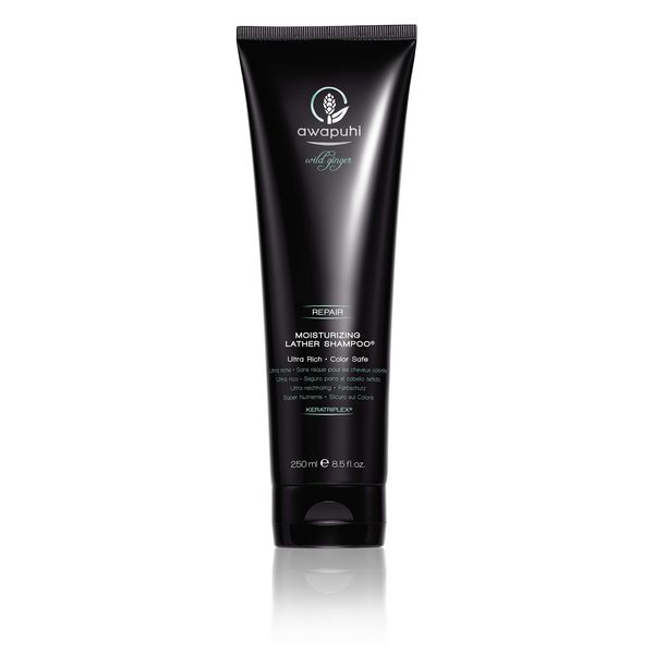 Awapuhi Wild Ginger by Paul Mitchell Moisturizing Lather Shampoo, Ultra Rich, Color-Safe Formula, For Dry, Damaged + Color-Treated Hair, 8.5 fl. oz.