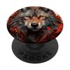 Wolf Revolutionary Art Style Phone-Gripper PopSockets Swappable PopGrip