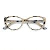 Blue Light Blocking Glasses Computer Cateye Clear Cat Eye Ivory Pattern