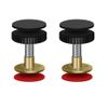 nanaxagly Adjustable Threaded Bed Frame Anti-Shake Tool, Adjustable Threaded Headboard Stoppers Fixer, Bedside Antishake Telescopic Support Stabilizer for Room Wall, Beds, Cabinets, Sofas (2 Pack)