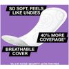 Kotex Lightdays Pantiliners, Extra Coverage - 80 Count