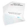 Trocken abwischbare Whiteboards A4, neutral, 10 Stück