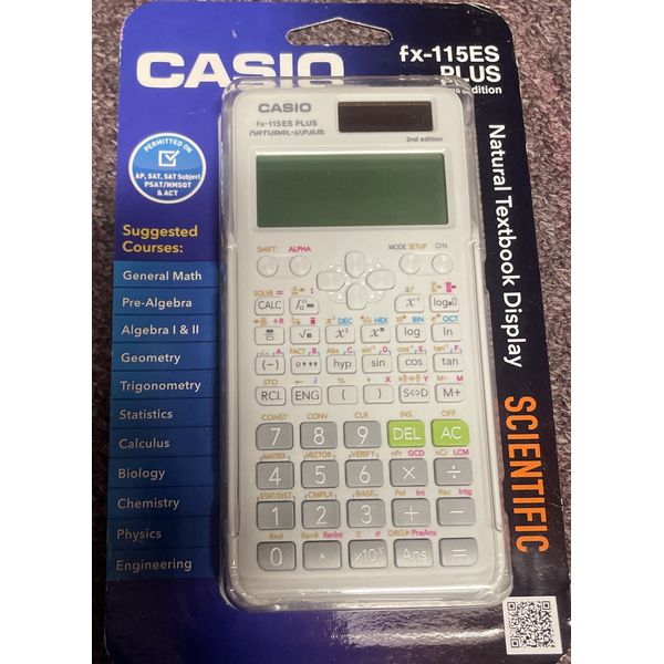 CASIO FX-115ES PLUS 2nd Edition Scientific Natural Textbook Calculator