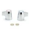 Moen 113973 Mini Blade Hot And Cold Handle Kit,Chrome