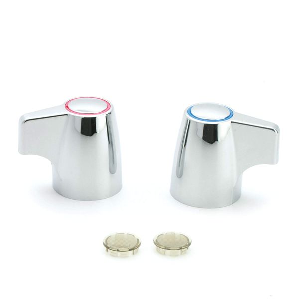 Moen 113973 Mini Blade Hot And Cold Handle Kit,Chrome