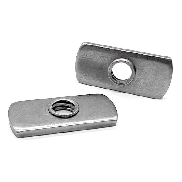 (500 Pieces) 1/4"-20 Double Tab Spot Weld Nuts