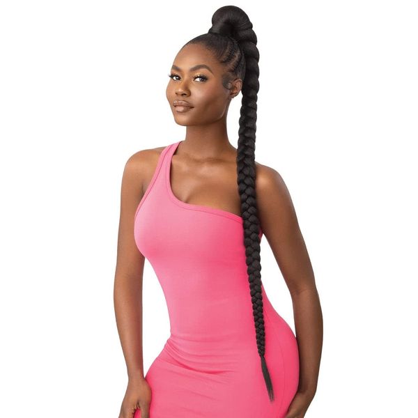 Outre Pretty Quick - Wrap Pony - Natural Braided Ponytail 42" (1B)