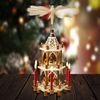 100 pc Bulk Red Christmas Tree Candles For Chime,Pyramid,Carousel- 4  x 1/2 inch