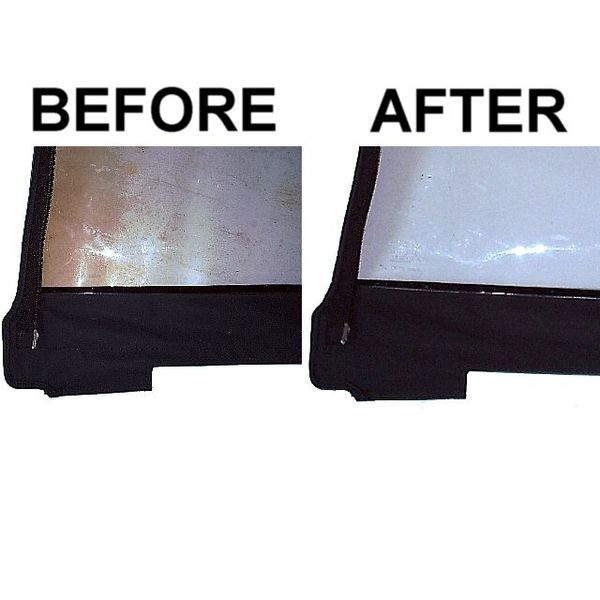 Convertible Top Plastic Window Cleaner Restorer Polish and Scratch Remover