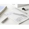 FABER-CASTELL 183797 - 2er Set Bleistifte Grip 2001 & Mini Spitzer, silver
