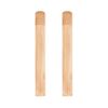 2 Pcs Eco-friendly Healthy Natural Bamboo Toothbrush Storage Empty Portable Reusable Toothbrush Container Holder Personal Cleaning Tools Case Tube for Travel Trip