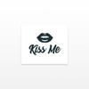 2pcs Kiss Me Temporary Tattoos