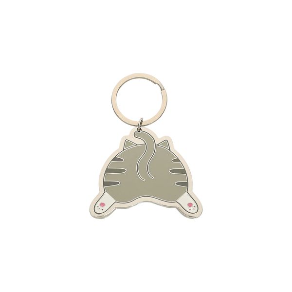 Pearhead Cat Butt Keychain, Cat Owner Keychain, Pet Gear Cat Accessory, Pet Owner Accessory Multi