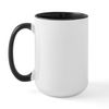 CafePress Bee Happy Large Mug 15 oz (444 ml) Ceramic Coffee Mug