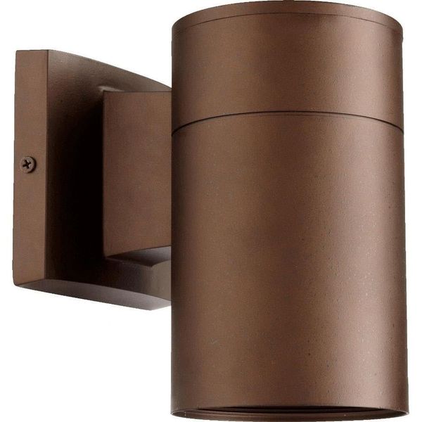 Quorum Lighting 720-86, Cylinders Wall Sconce Lighting, 1 Light, Oiled Bronze