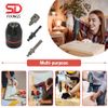 Quick Change Keyed/Keyless Drill Chuck Adapter Converter Conversion Kit - 1/4" Hex, SDS Plus, 1/2" Square Adaptor for Electric Drill, Impact Driver (Keyless Chuck ONLY)
