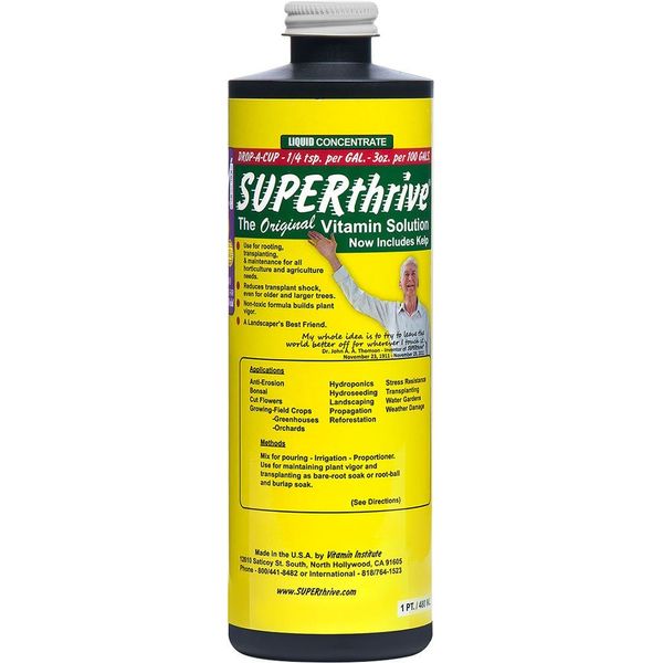 SUPERthrive VI30155 Plant Vitamin Solution, 1 Pint,Multi