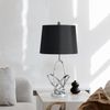 Maykoosh Zen Zone Modern Crisscross Interlocked Table Lamp, Chrome