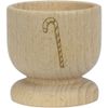 'Candy Cane ' Wooden Egg Cup (EC00027497)