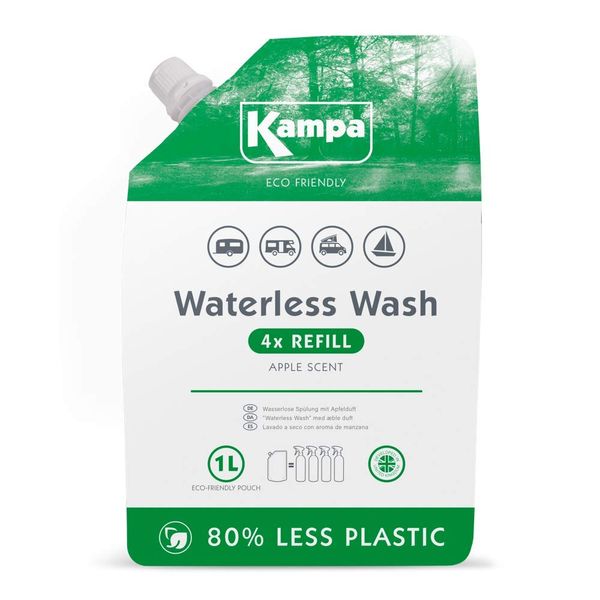 Kampa Eco Friendly Waterless Wash 1L Refill Pouch