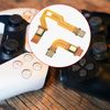 Be In Your Mind 2 Pairs Microphone Flex Cable Compatible with PS5 Controller Internal Mic L R Ribbon Cable Controller Replacement Accessories