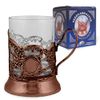 Olymp Tea Glass Holder Quick Pull Bronze (with Tea Glass 200 ml)