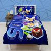 Character World Sonic the Hedgehog Spin Single Rotary Duvet Set, Multi-Color