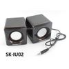 Compact USB Powered Mobile Mini Speaker System, Manhattan 161435, SK-IU02