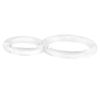 Screaming O Clear Ofinity Double Erection Cock Ring, Blue and Red