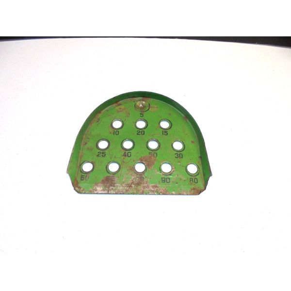 Antique 1930s Marble Game Metal Numbered Holes Toy