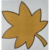YELLOW LEAF FANCY INTERIOR VINYL Sticker(2pc)Washable•Usable•Re-Movable•Autumn