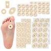 90 Pieces Corn Cushions, Soft Latex Foam Self Adhesive Callus Pads Corn Pad for Foot Toe Callus Anti Friction Reduce Foot and Heel Pain, 3 Models
