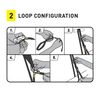 Nite Ize CJD12-09-R3 Dual Cam Jam Tie Down System, Black, 12 ft