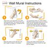 wall26 - Forest - Removable Wall Mural Self-Adhesive Large Wallpaper - 66x96 inches