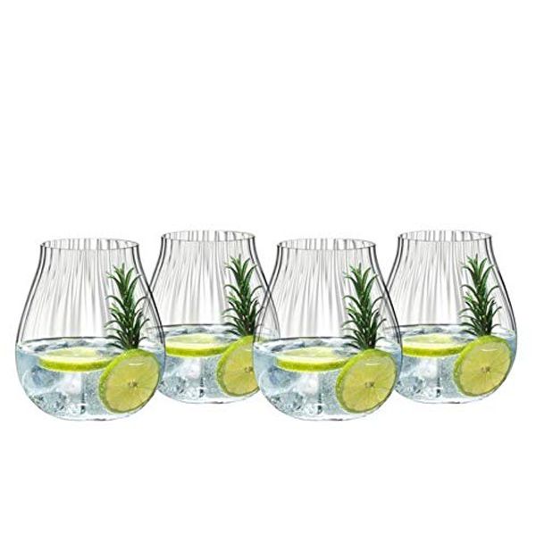 Riedel - Gin Glasses - Optical O - Glass - 12.4 cm - Set of 4