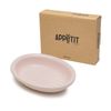 TAMAKI Pink Dinnerware for Pets, Oval, For Cats