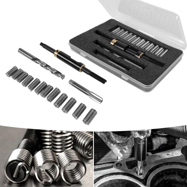 GOKESHFLY M11X1.5 Metric Head Bolt Thread Repair Kit 35119S fit for Cadillac, Honda, Toyota