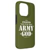 Christian gift for soldier bible verse scriptures God's Army Case for iPhone 15 Pro